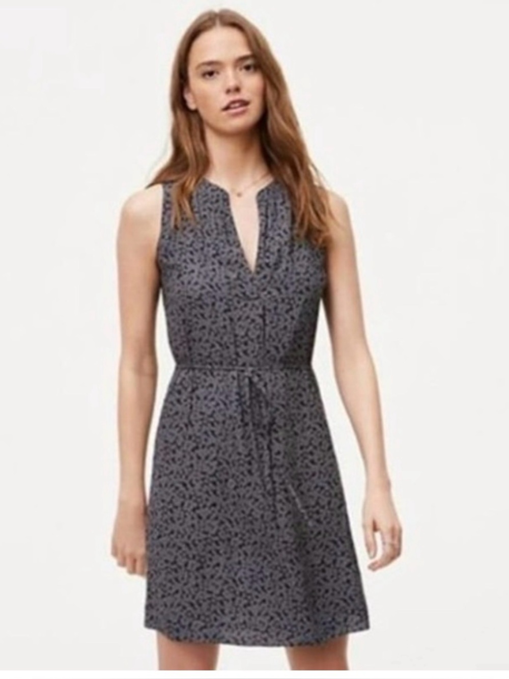 Loft Tie Waist Dress